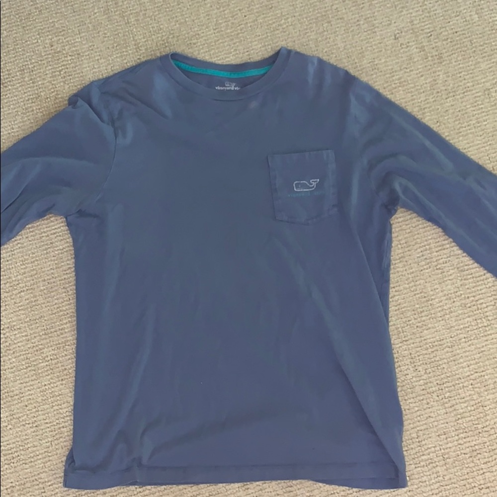 Vineyard vines whale vintage long sleeve tee